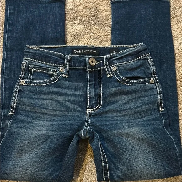 BKE Blue Casual Denim Bottoms with Relaxed Fit - Picture 3 of 3